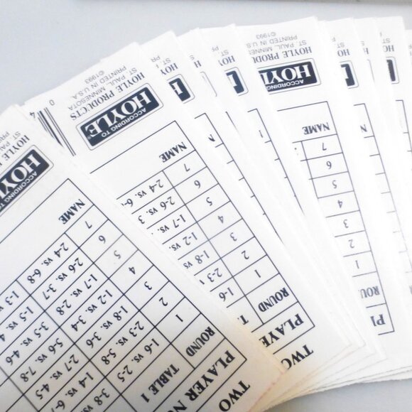 BRIDGE Game Scorepads Bridge Over Rennies Mill River Vintage Bridge Card Game - Picture 2 of 7